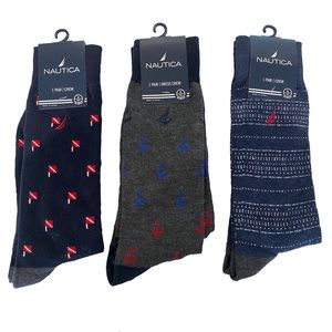 Nautica Men’s Dress Socks Bundle of 3!